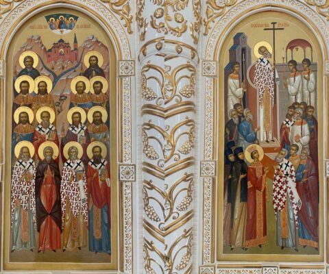 В первую седмицу Великого поста иконостас Кресто-Воздвиженского храма обрел две новые иконы